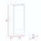 Tuhome Mariana Medicine Cabinet, One External Shelf, Single Door Mirror Two Internal Shelves, Light Gray GLZ5555 - alternate 2